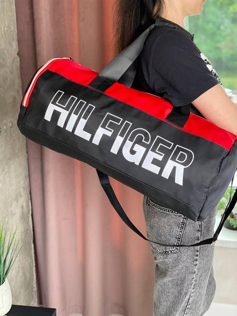 HILFIGER SPORTY PRINTED DUFFLE BAG